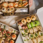 A selection of delicious snacks from Amna Patisserie